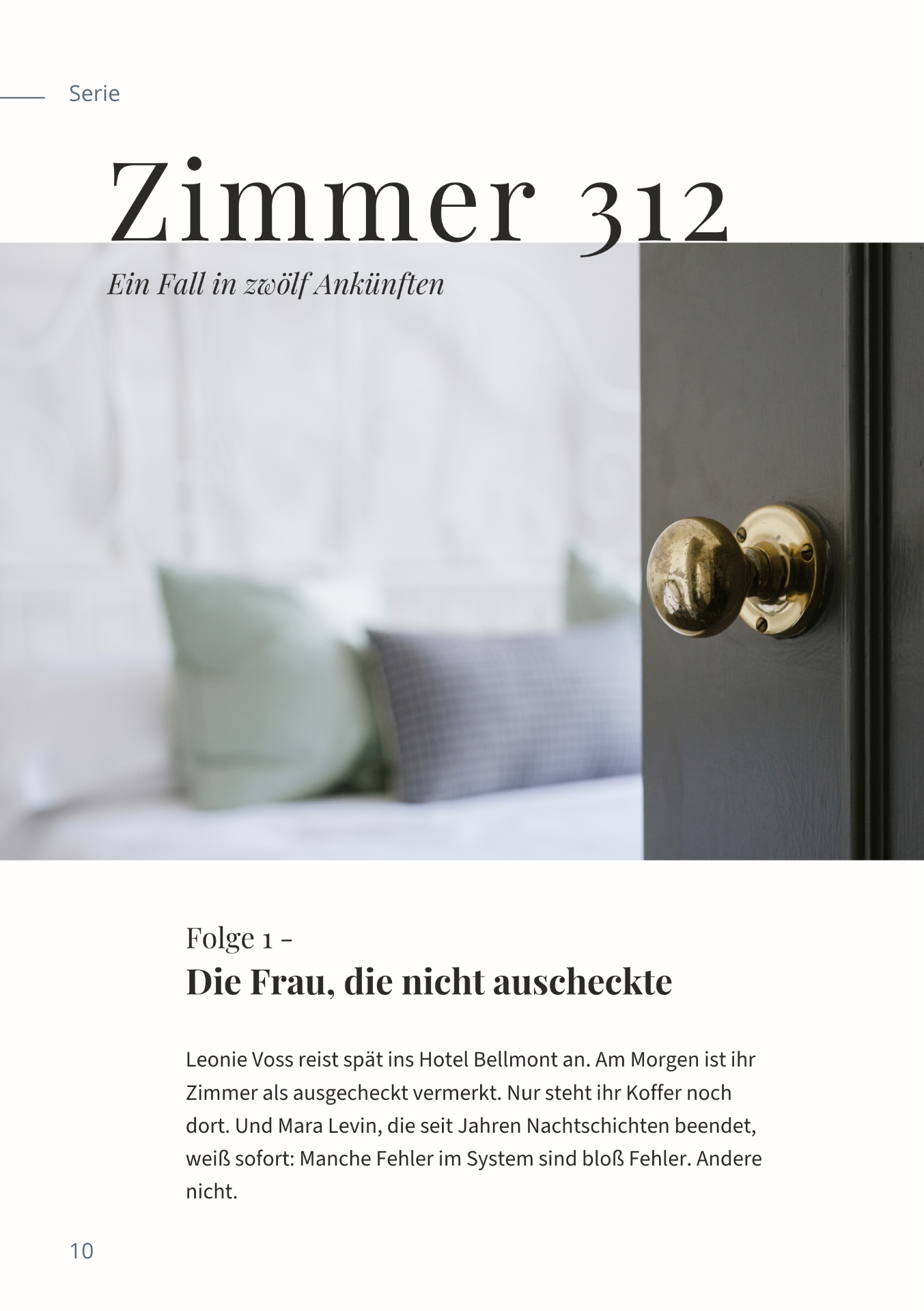 COZING Heftseite: Zimmer 312